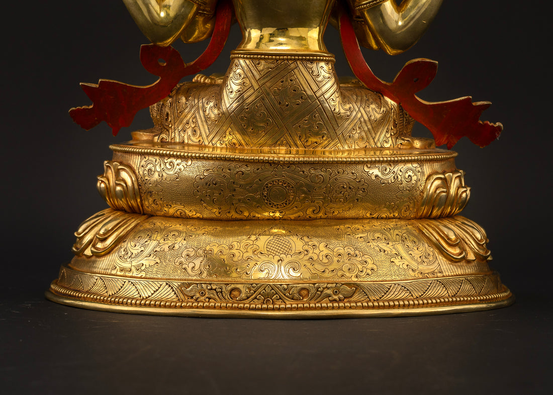 Sacred Chenrezig Statue: Radiance of Compassionate Wisdom