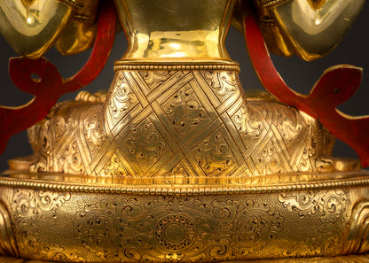 Sacred Chenrezig Statue: Radiance of Compassionate Wisdom