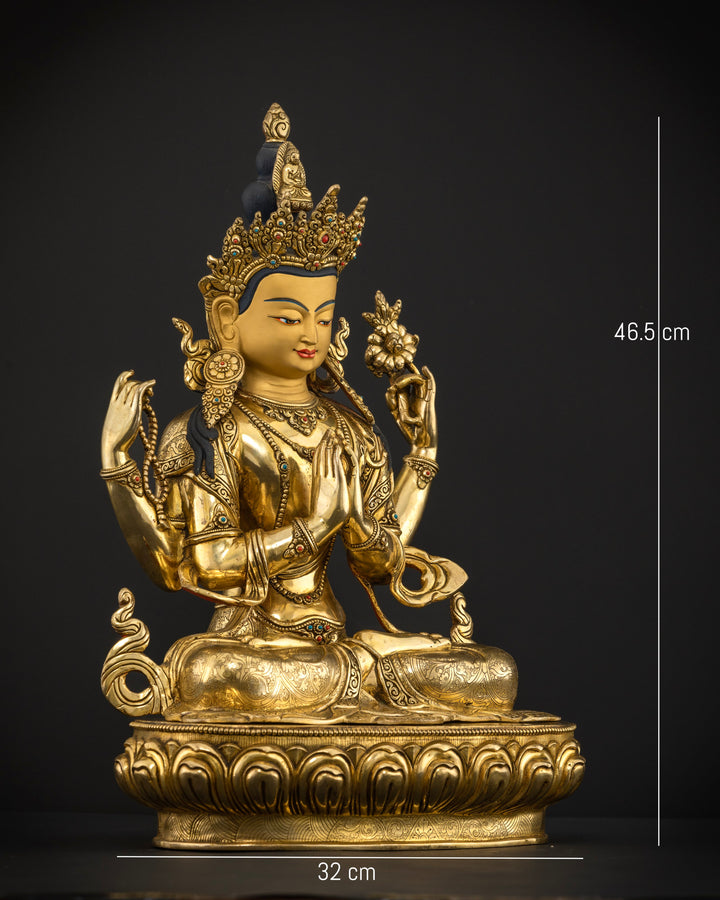 Chenrezig Altar Statue: A Beacon of the Buddha's Compassion