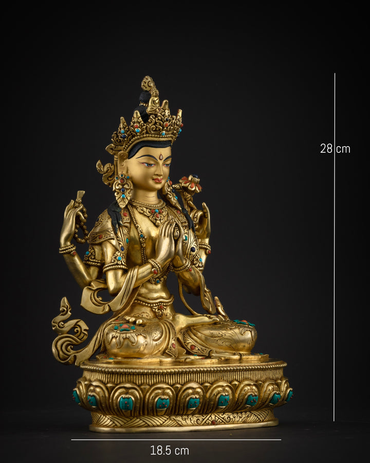 The Compassionate Vision: Avalokiteshvara's Sacred Presence