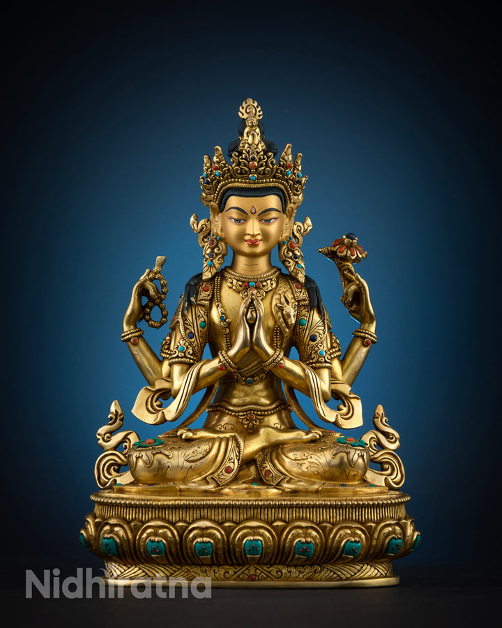 The Compassionate Vision: Avalokiteshvara's Sacred Presence