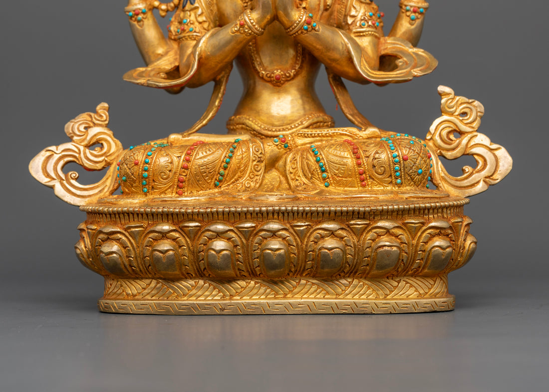 Chenrezig Altar Statue: Invoking Compassion in Daily Practice