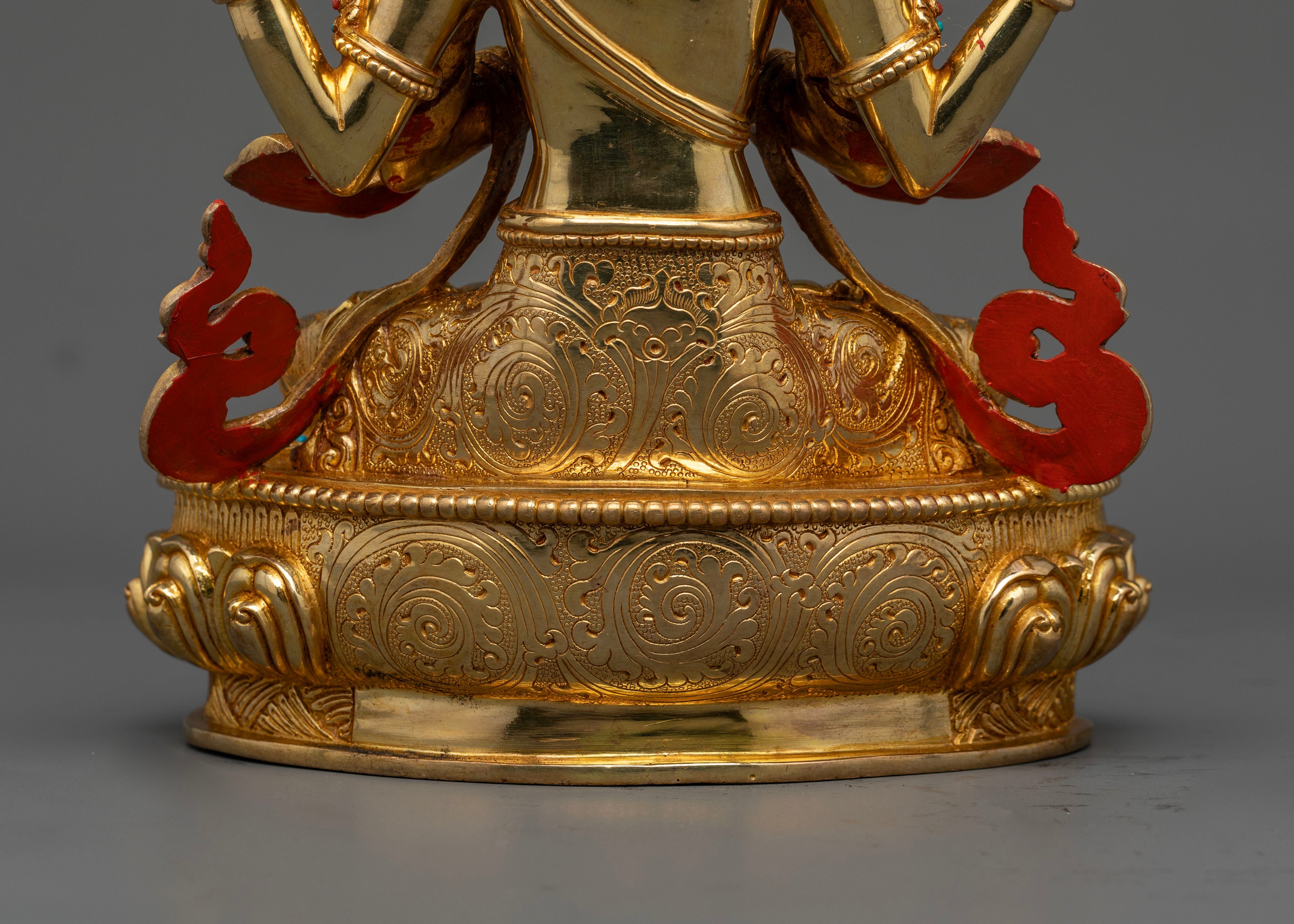 Protector of All Sentient Beings: Tibetan Chenrezig Statue