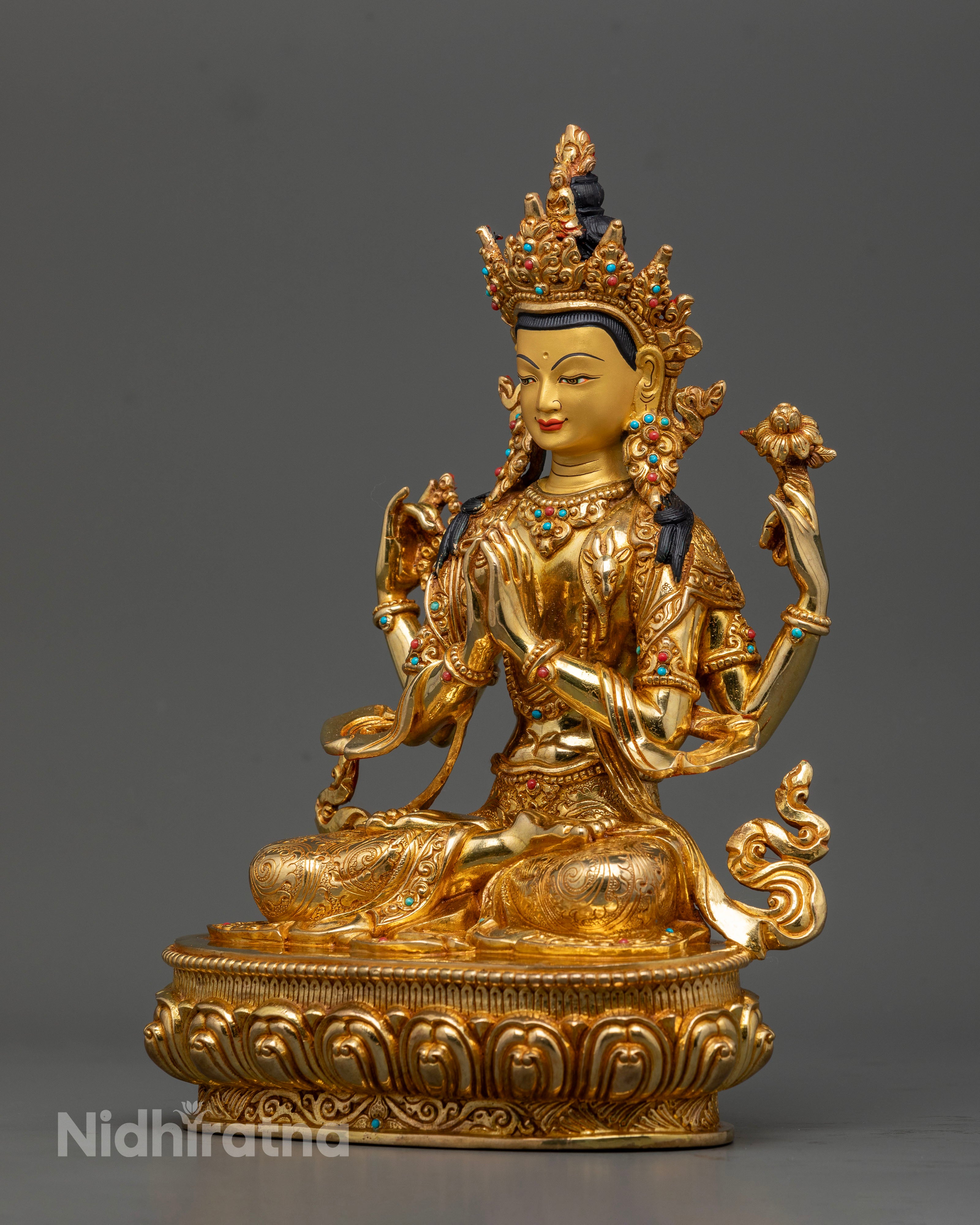 Protector of All Sentient Beings: Tibetan Chenrezig Statue
