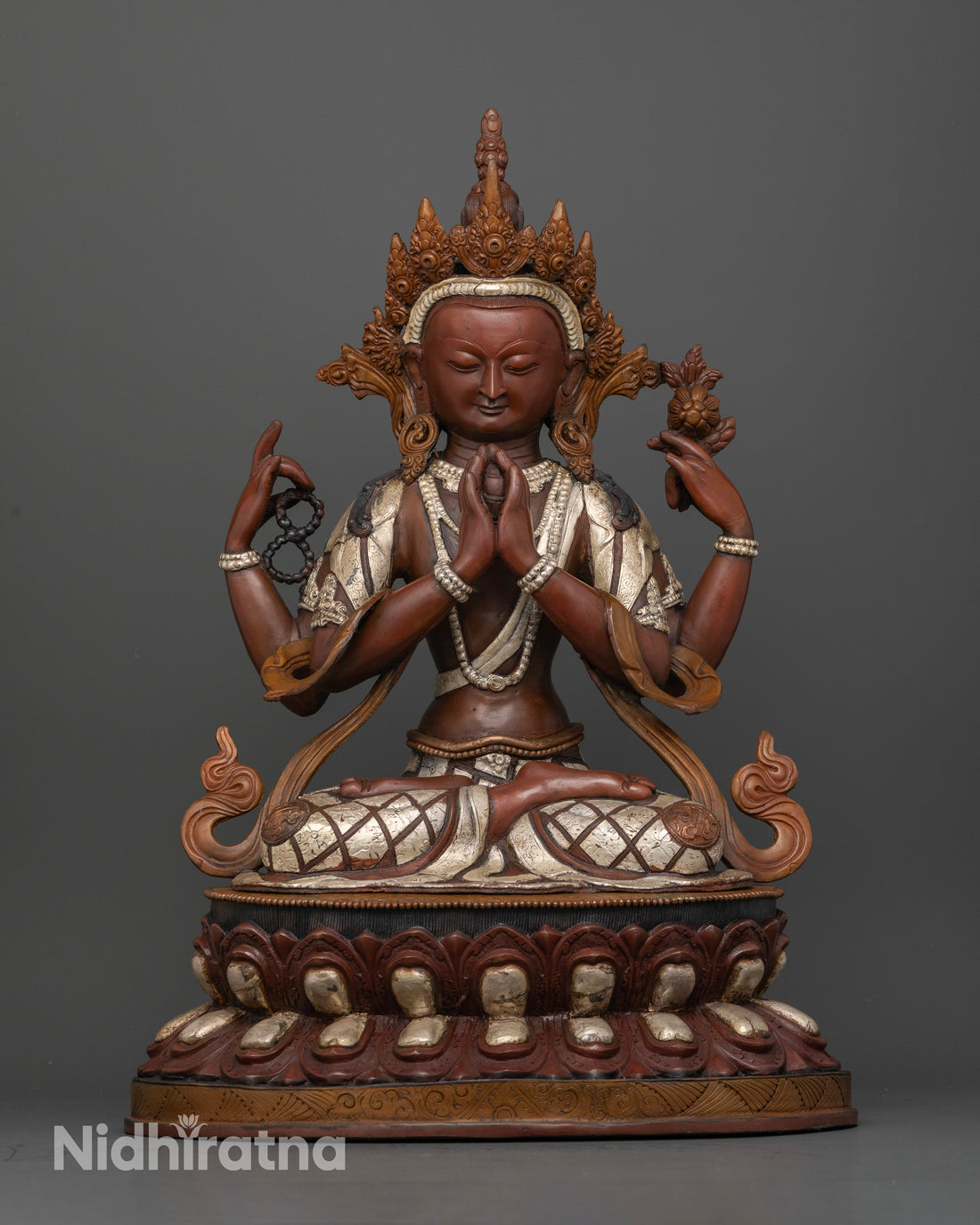 Vintage Avalokiteshvara Murti: The Bodhisattva of Compassion