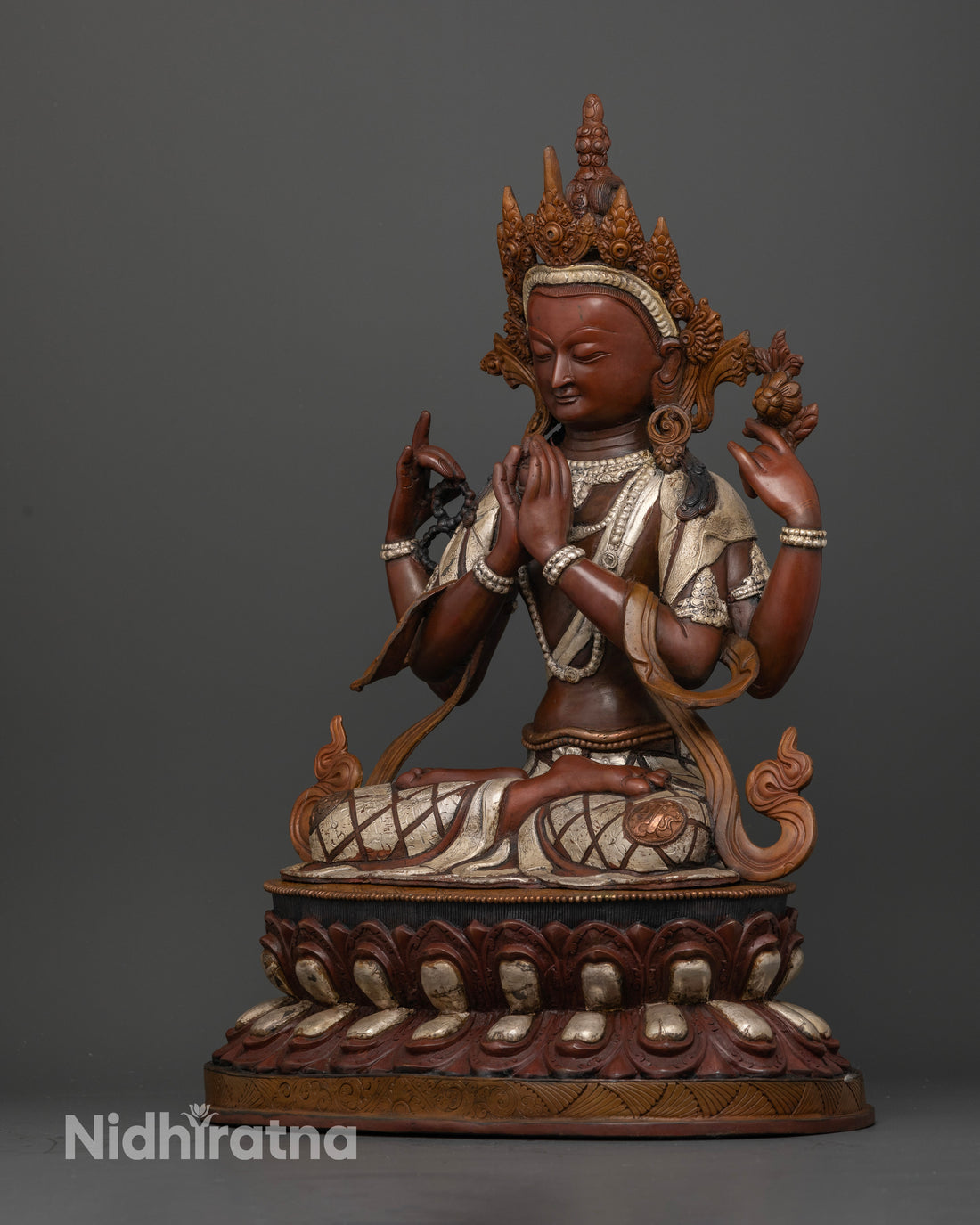 Vintage Avalokiteshvara Murti: The Bodhisattva of Compassion