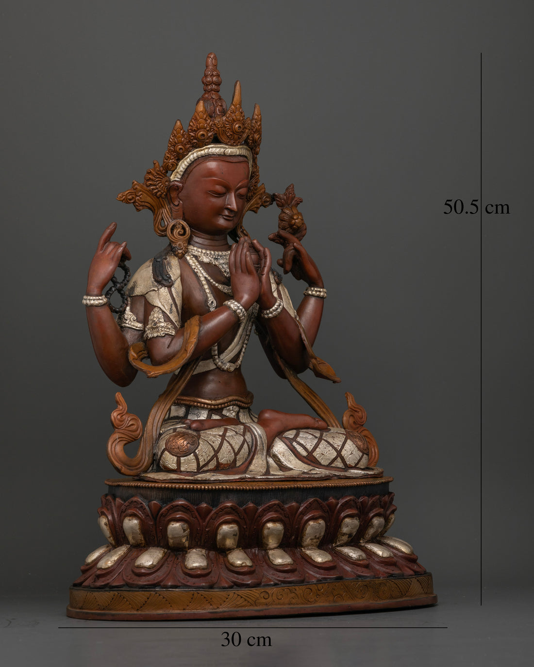 Vintage Avalokiteshvara Murti: The Bodhisattva of Compassion