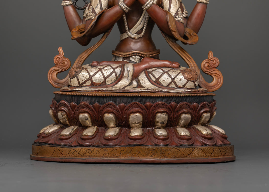 Vintage Avalokiteshvara Murti: The Bodhisattva of Compassion