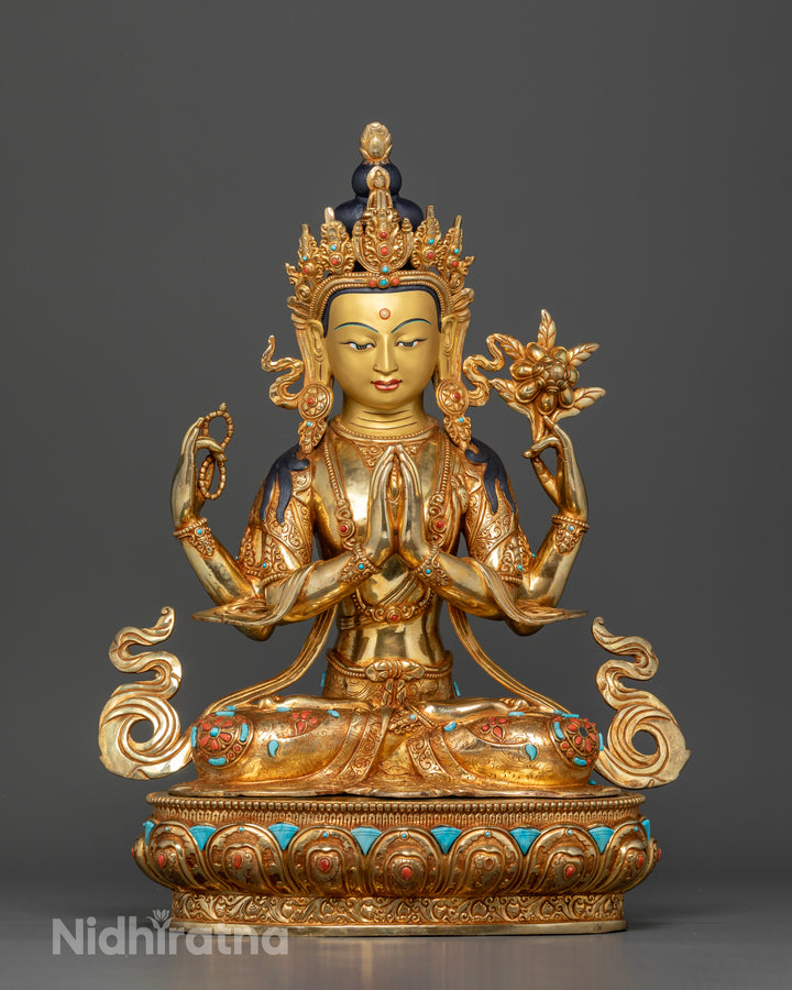 The Protector of Beings: Four-Armed Chenrezig's Blessings