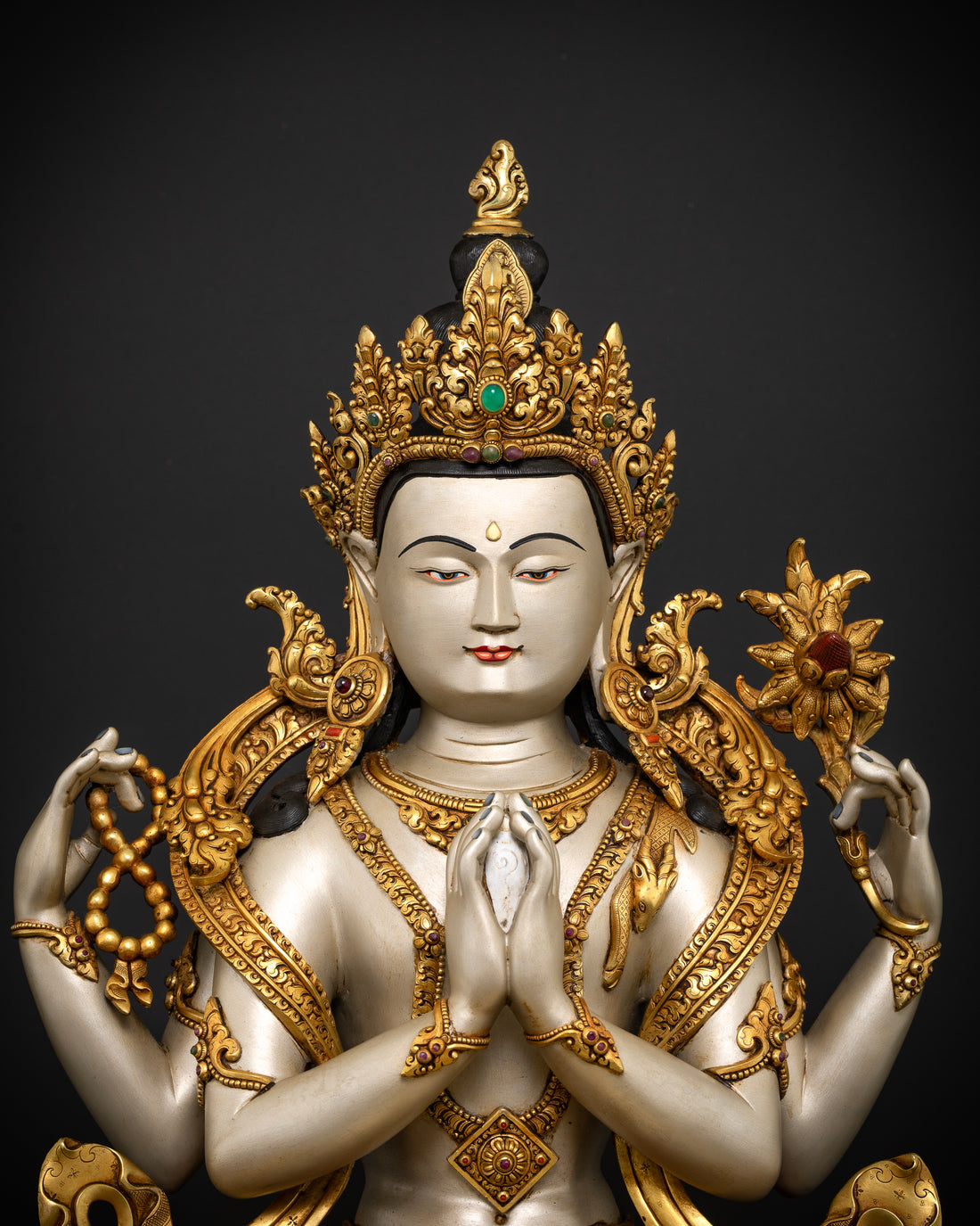 Serene-Faced Chenrezig: The Embodiment of Infinite Compassion