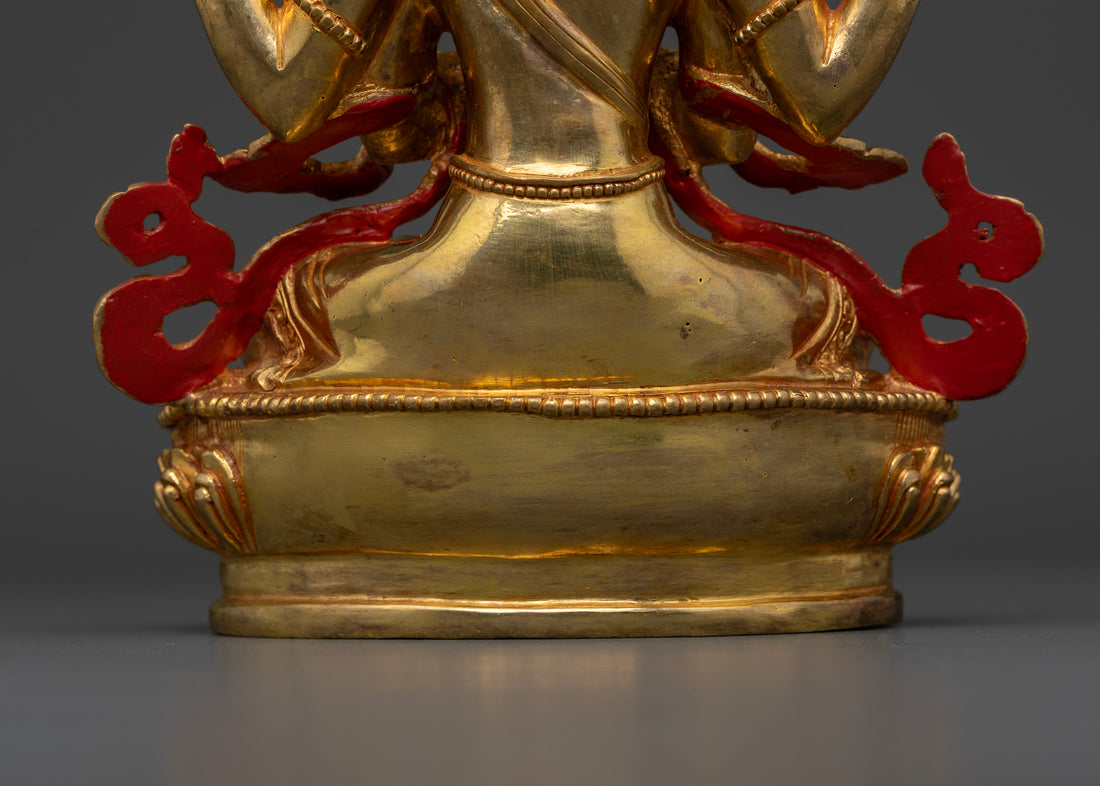 Peaceful Chenrezig Altar: The Guardian of Boundless Compassion