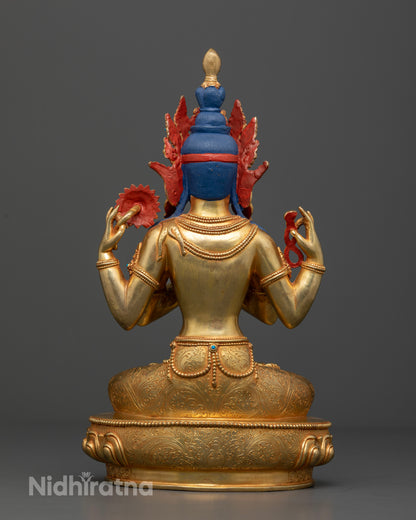 The Bodhisattva of Compassion and Mercy: Chenrezig Statue