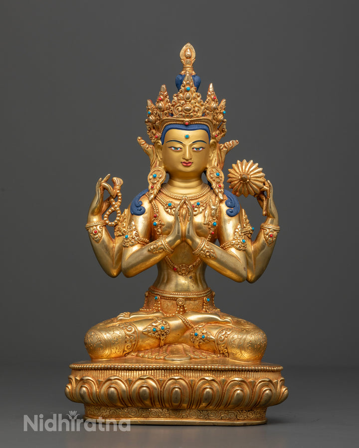 The Bodhisattva of Compassion and Mercy: Chenrezig Statue