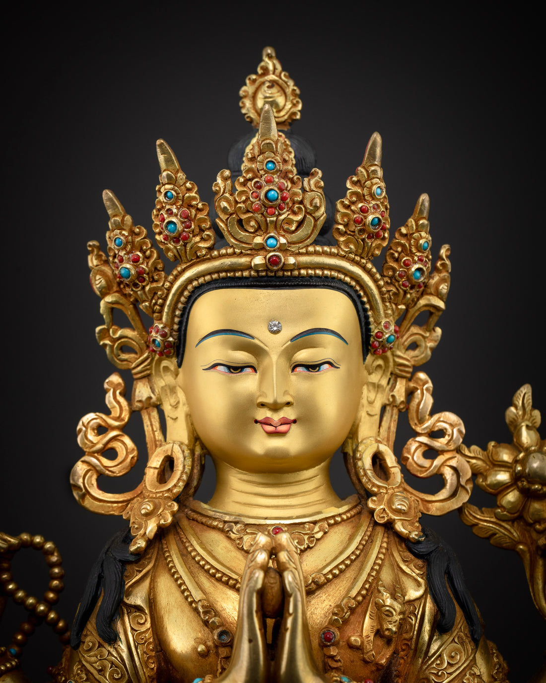 Masterpiece Chenrezig Statue : A Timeless Tibetan Buddhist Art