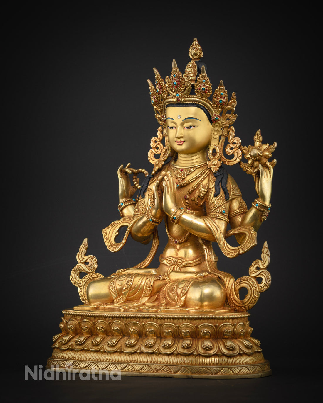 Masterpiece Chenrezig Statue : A Timeless Tibetan Buddhist Art