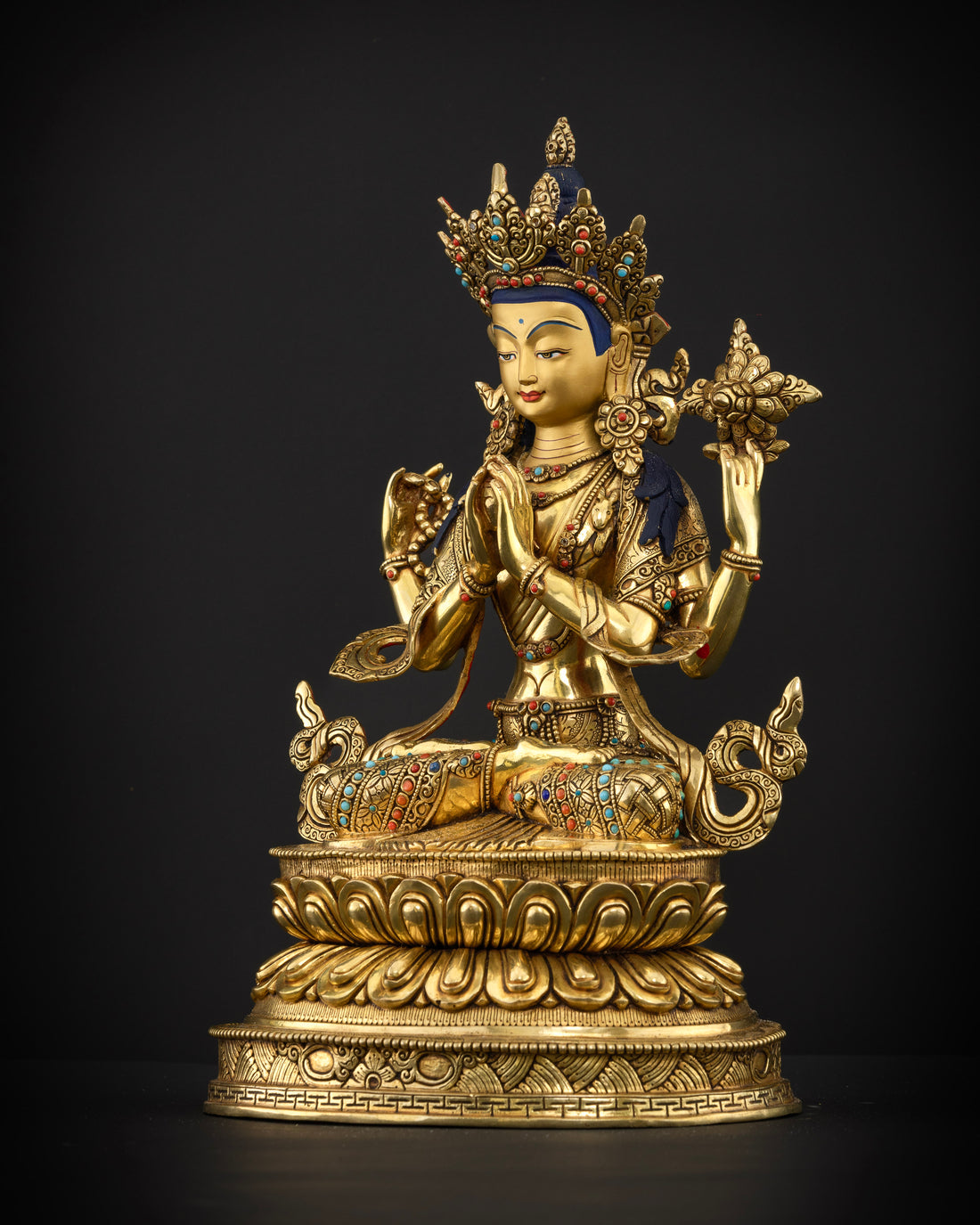 Four-Armed Avalokiteshvara: The Manifestation of Endless Compassion