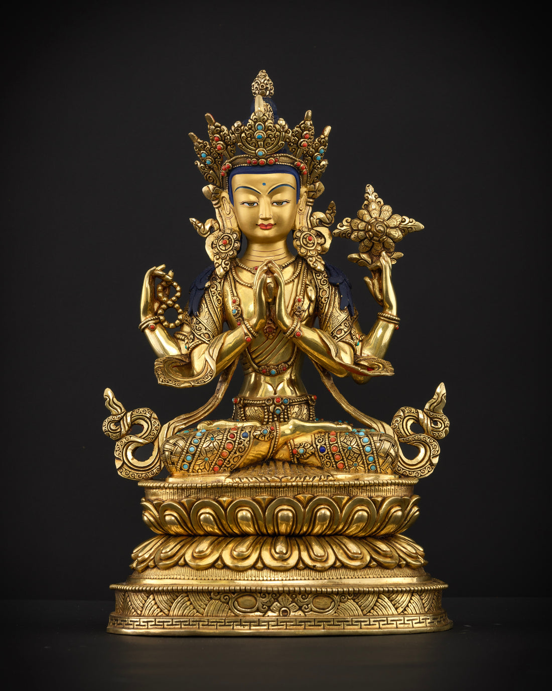 Four-Armed Avalokiteshvara: The Manifestation of Endless Compassion