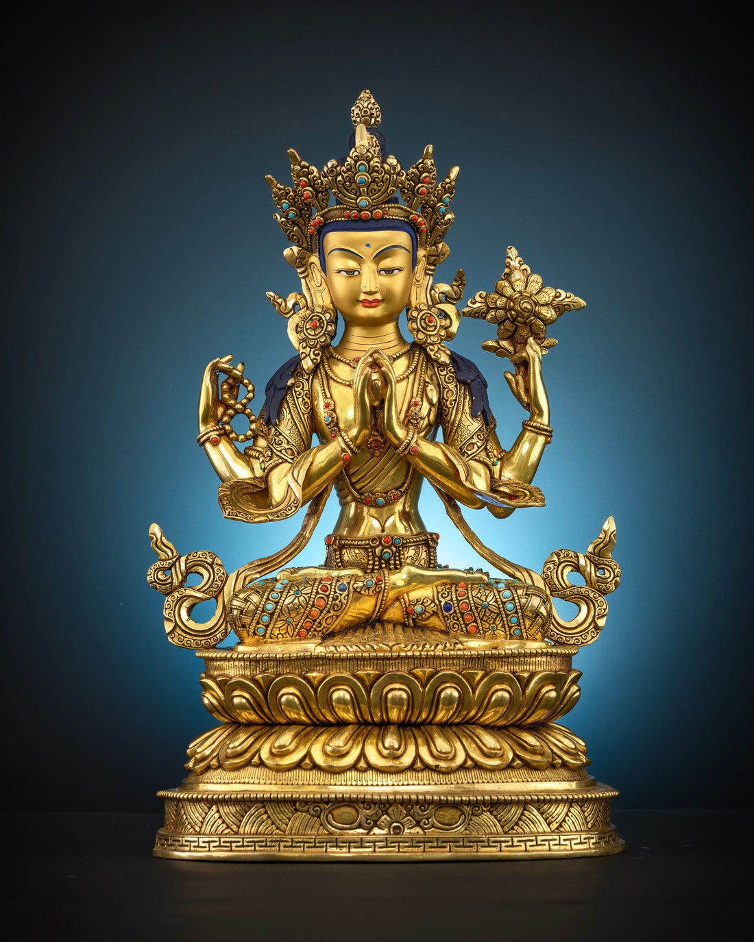 Four-Armed Avalokiteshvara: The Manifestation of Endless Compassion