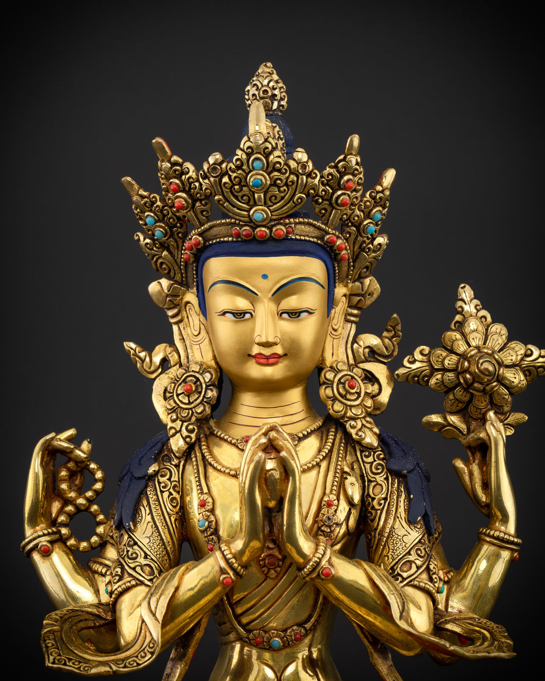 Four-Armed Avalokiteshvara: The Manifestation of Endless Compassion