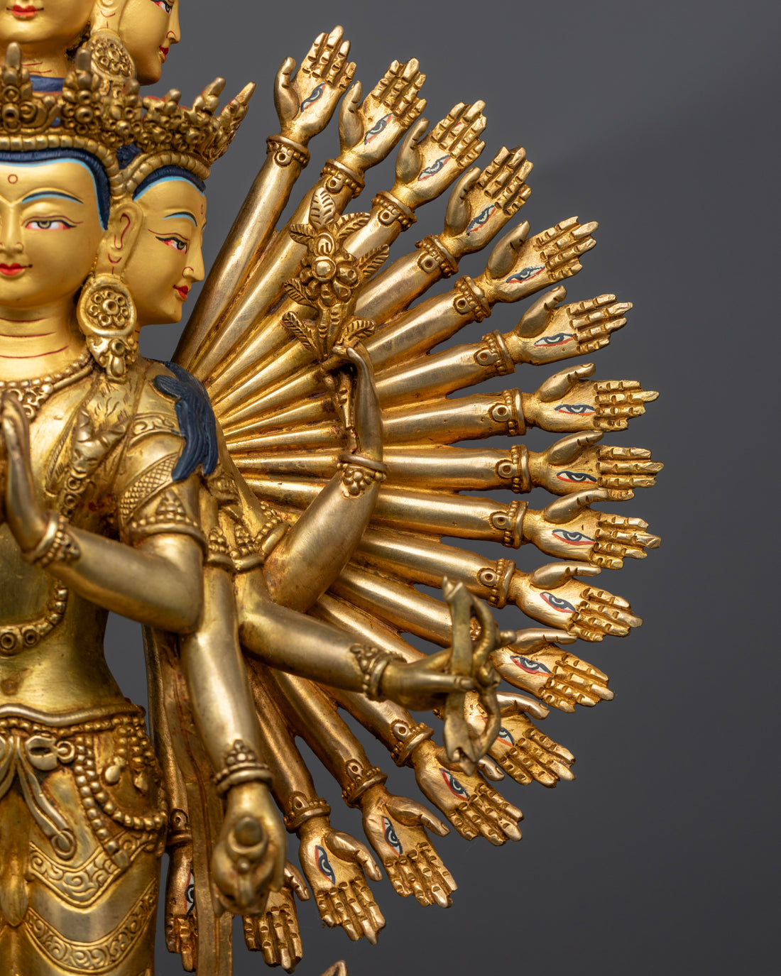 Magnificent 1000-Armed Avalokiteshvara Statue for Home Shrine