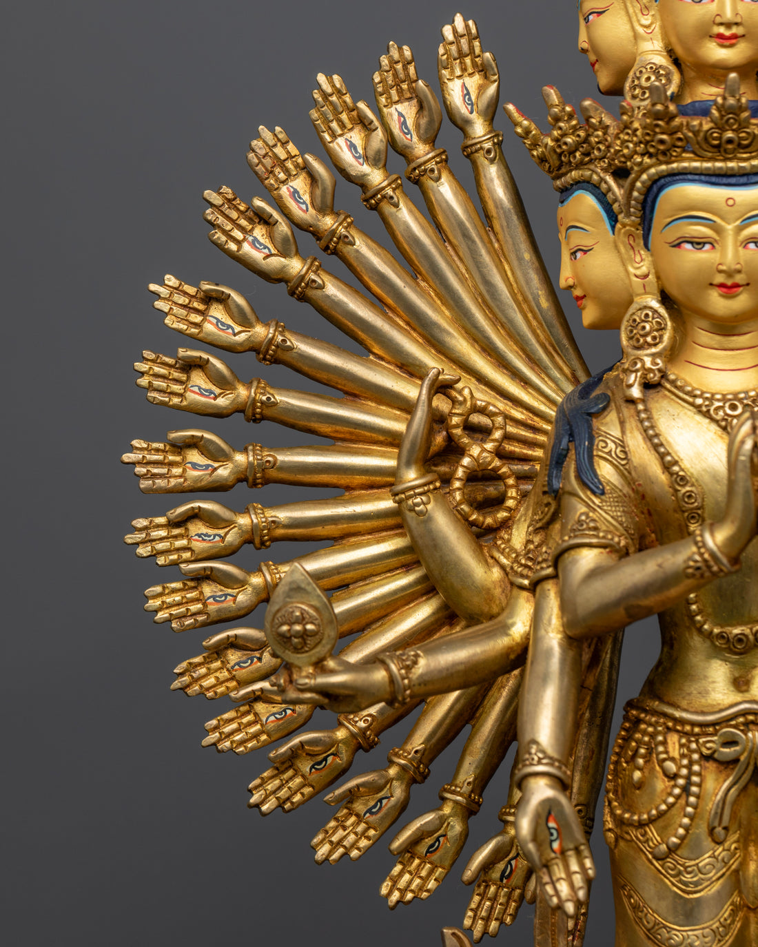 Magnificent 1000-Armed Avalokiteshvara Statue for Home Shrine