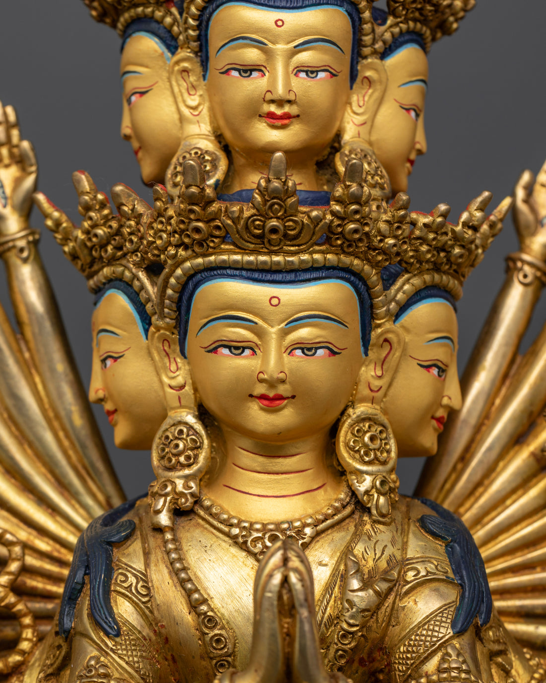 Magnificent 1000-Armed Avalokiteshvara Statue for Home Shrine