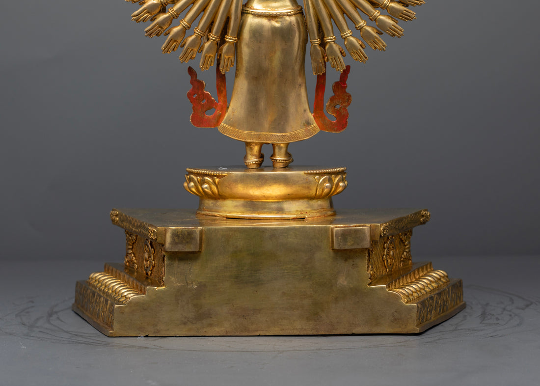 Magnificent 1000-Armed Avalokiteshvara Statue for Home Shrine