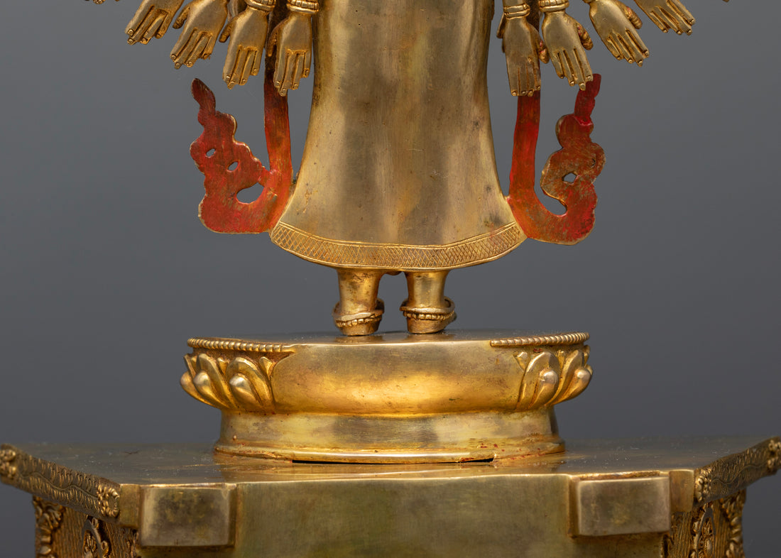 Magnificent 1000-Armed Avalokiteshvara Statue for Home Shrine