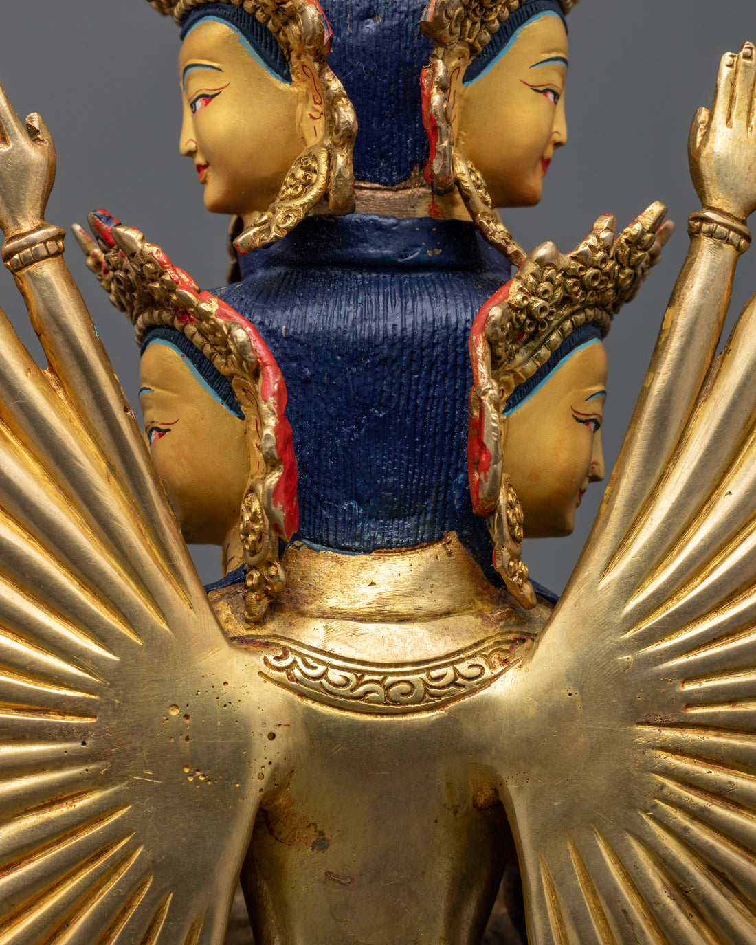 Magnificent 1000-Armed Avalokiteshvara Statue for Home Shrine