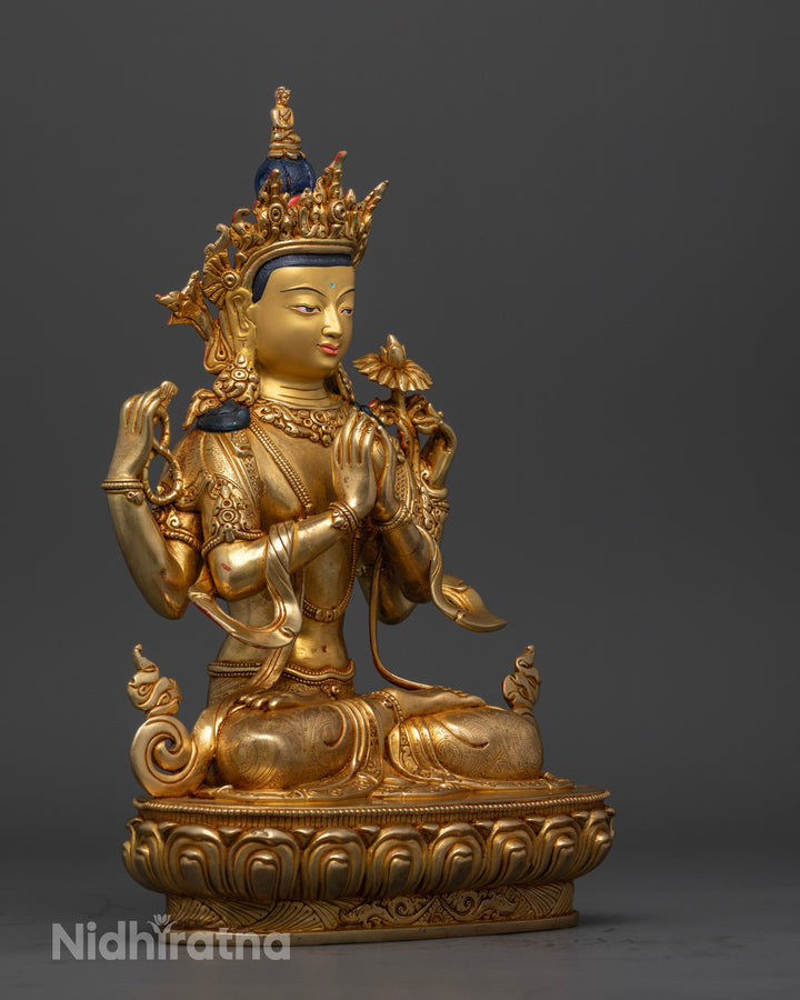 Chenrezig Statue: Invite Blessings of Compassion