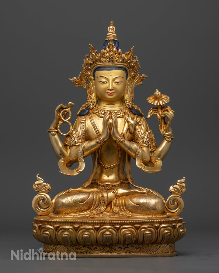 Chenrezig Statue: Invite Blessings of Compassion