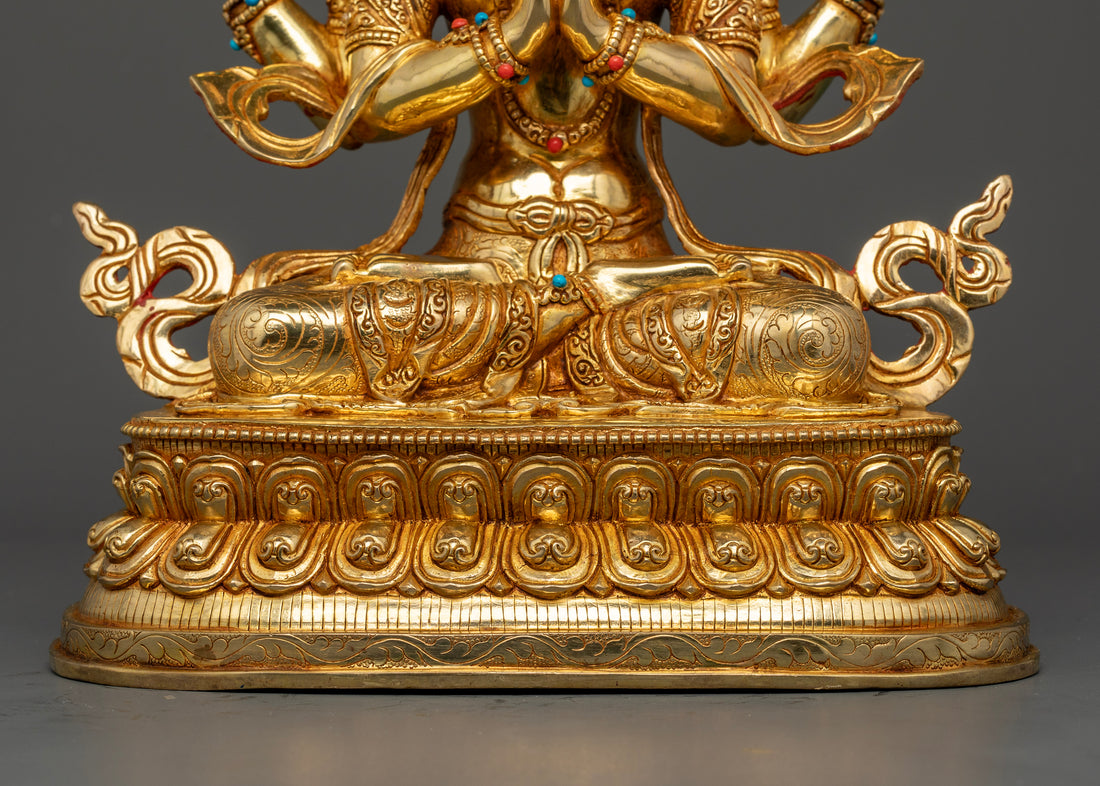 Chenrezig Avalokiteshvara Statue: The Radiant Embodiment of Infinite Compassion