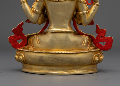 Handcrafted Chenrezig Statue