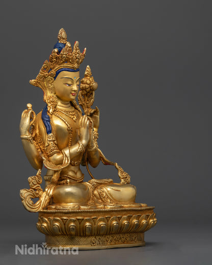 Handcrafted Chenrezig Statue