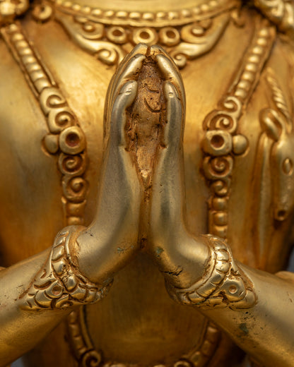 Handcrafted Chenrezig Statue
