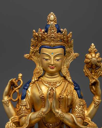 Handcrafted Chenrezig Statue