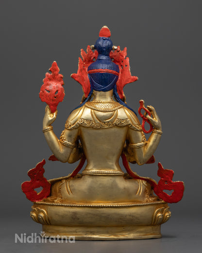 Handcrafted Chenrezig Statue