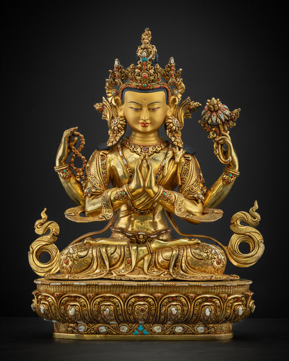 Chenrezig Statue | Handcrafted Sacred Art