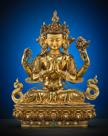 Chenrezig Statue | Handcrafted Sacred Art