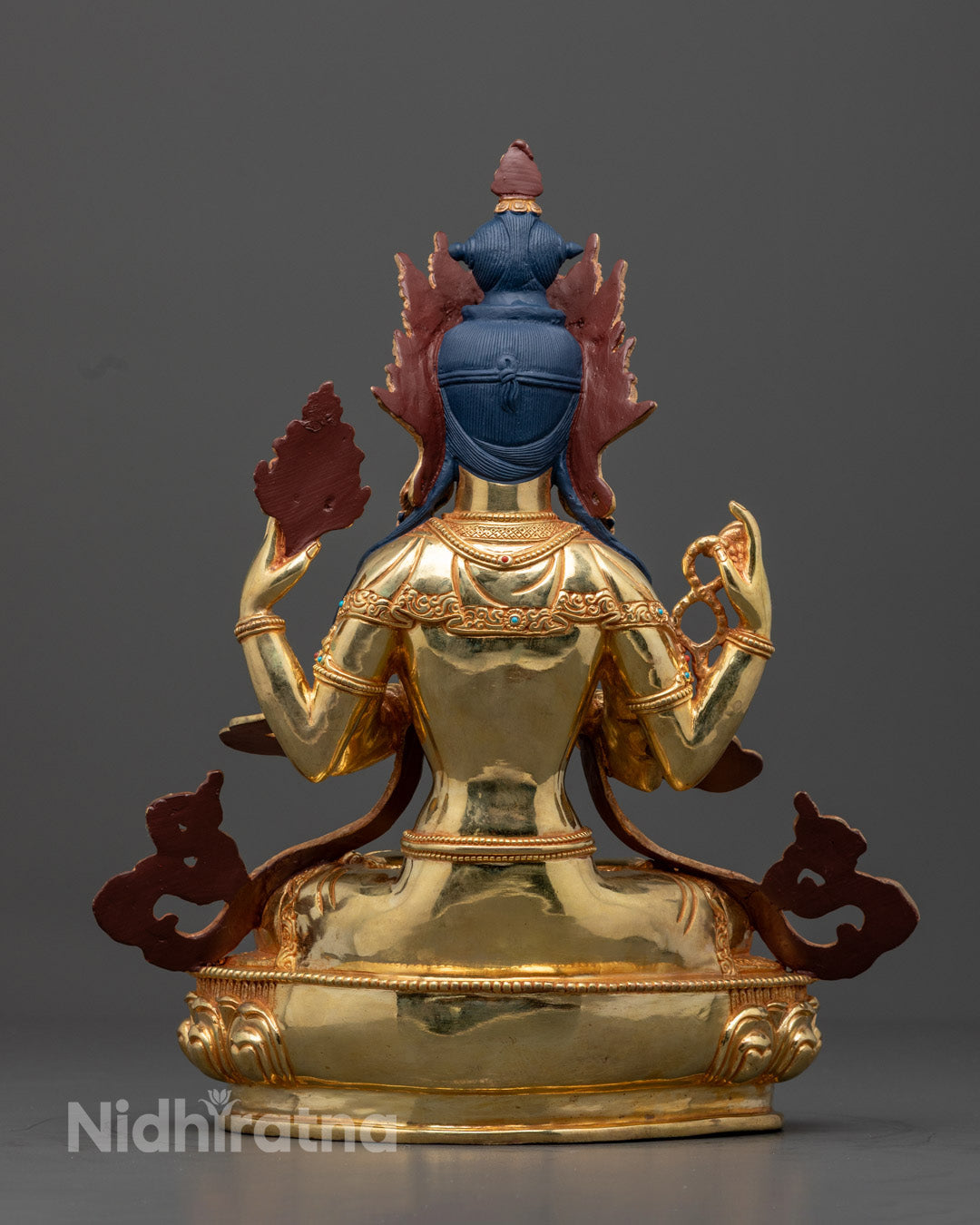 Chenrezig Sculpture | Exquisite Handcrafted Tibetan Buddhist Statue
