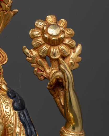 Chenrezig Statue | Tibetan Hand-Carved Statue of Avalokiteshvara