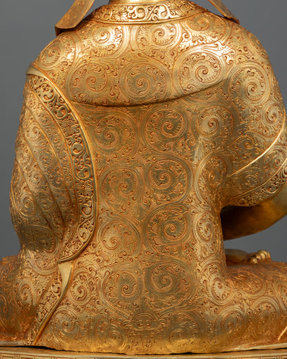 Tibetan Buddhist Santaraksita Statue | Buddhist Monk