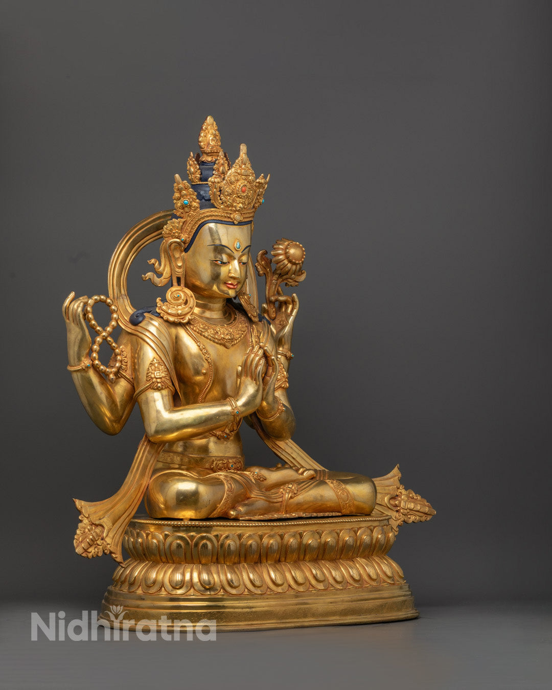 Handcrafted Chenrezig Statue | Himalayan Sacred Art
