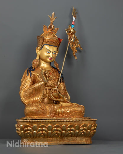 Sacred Guru Tsokye Dorje Statue | Handmade in Nepal