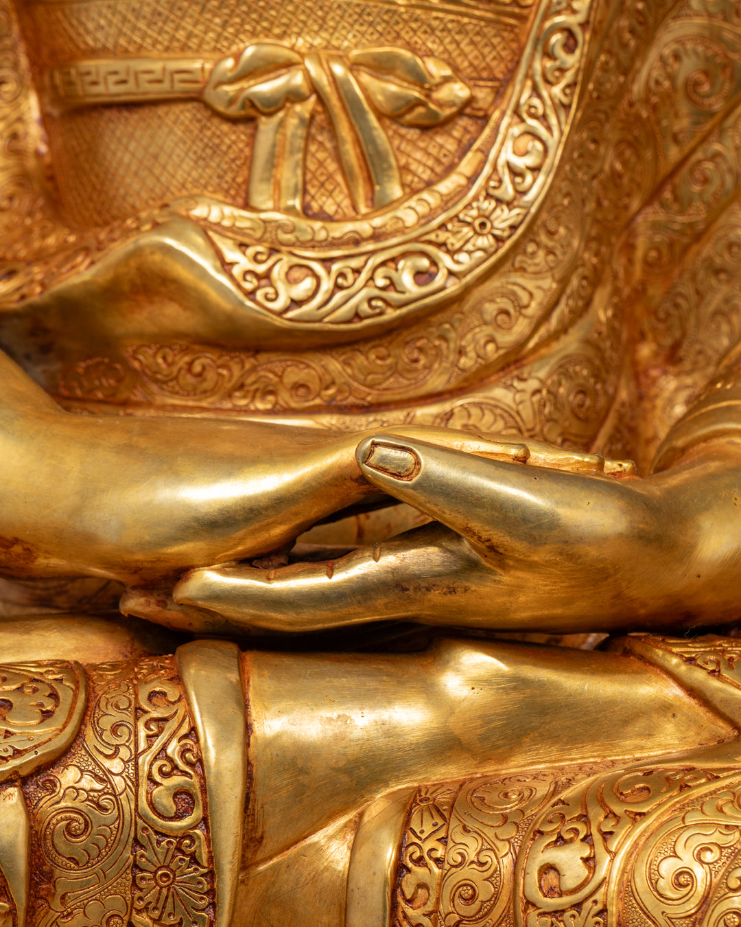 Tibetan Buddhist Santaraksita Statue | Buddhist Monk