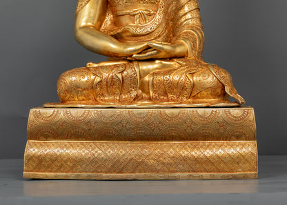 Tibetan Buddhist Santaraksita Statue | Buddhist Monk