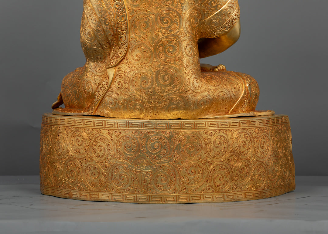 Tibetan Buddhist Santaraksita Statue | Buddhist Monk
