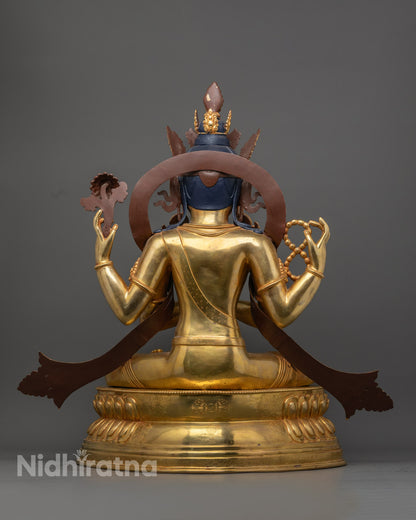 Handcrafted Chenrezig Statue | Himalayan Sacred Art