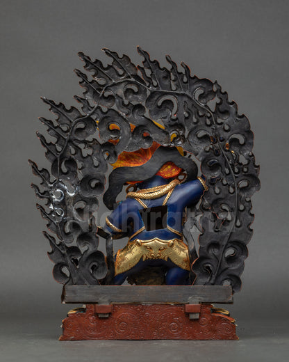 Chagna Dorje Vajrapani statue from Patan, Nepal for courage, protection, and devotion.