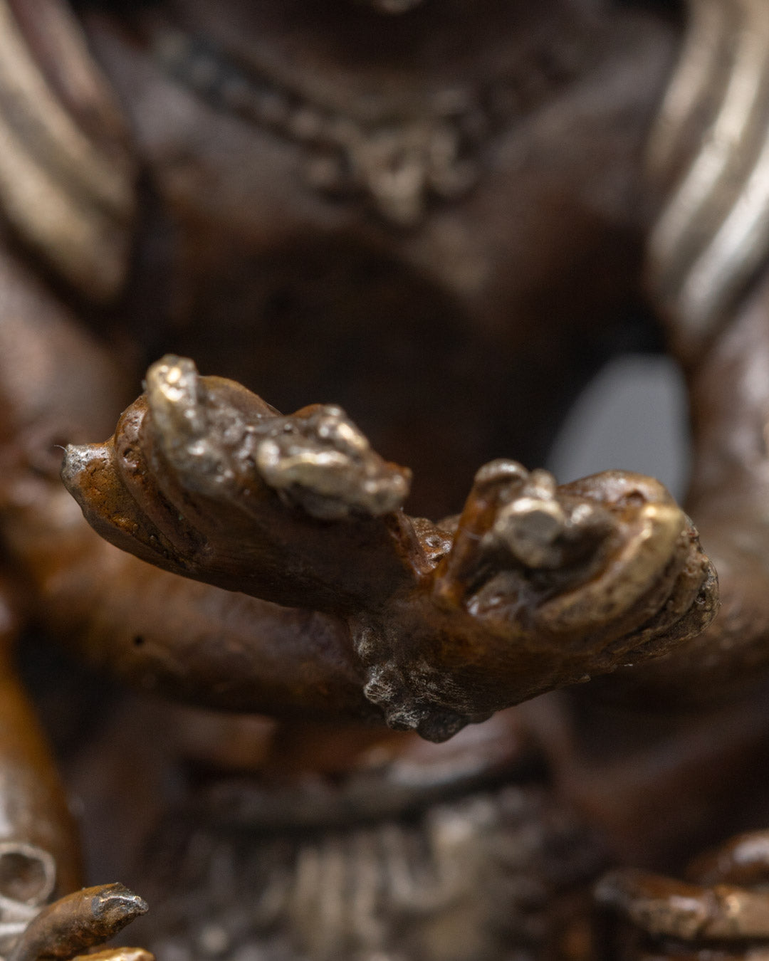 Machine Made Chakrasamvara Consort Statue | 12 Armed Yidam Deity
